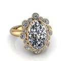 10kt yellow gold Engagement Ring Bel Viaggio Designs, LLC