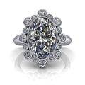 14 kt white gold Engagement Ring Bel Viaggio Designs, LLC