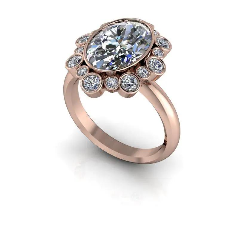 925 Silver Engagement Ring Bel Viaggio Designs, LLC