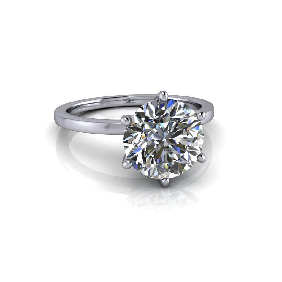 925 Silver Engagement Ring Bel Viaggio Designs, LLC