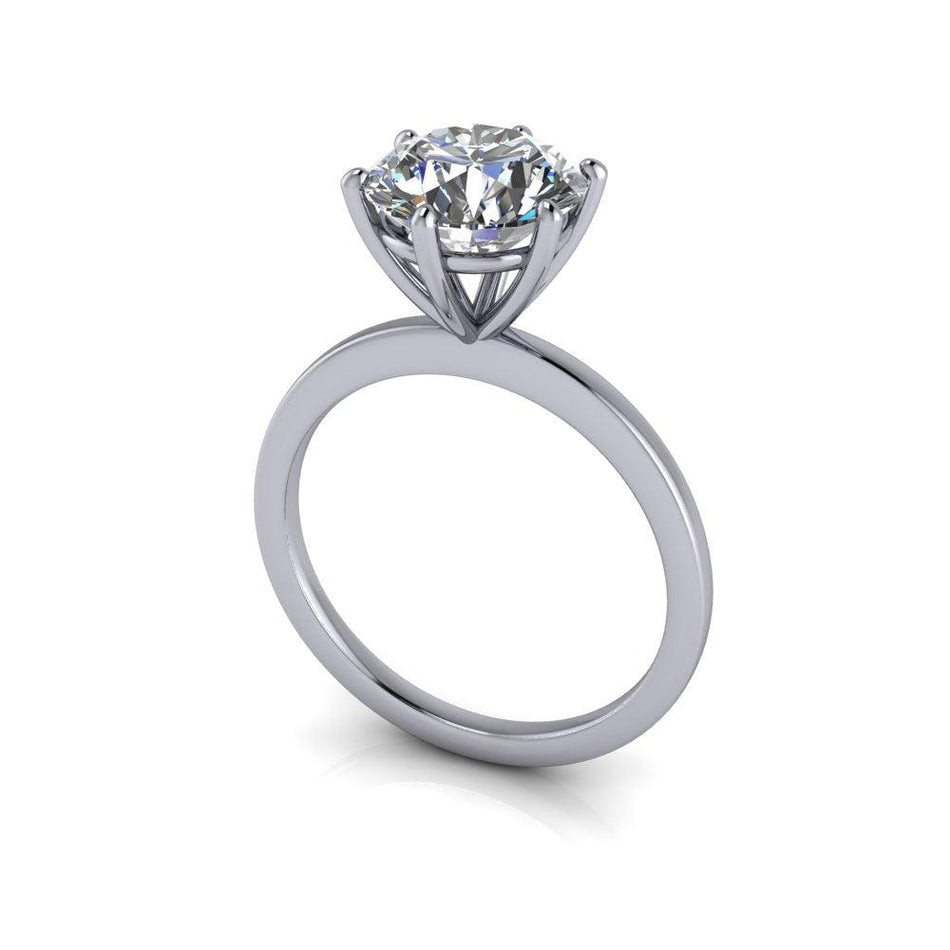 platinum Engagement Ring Bel Viaggio Designs, LLC
