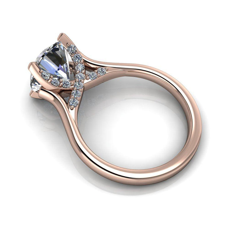 10kt rose gold Engagement Ring Bel Viaggio Designs, LLC