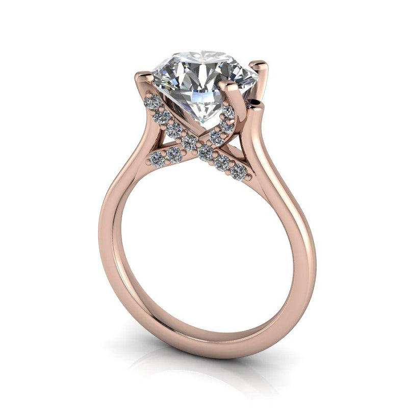 10kt rose gold Engagement Ring Bel Viaggio Designs, LLC