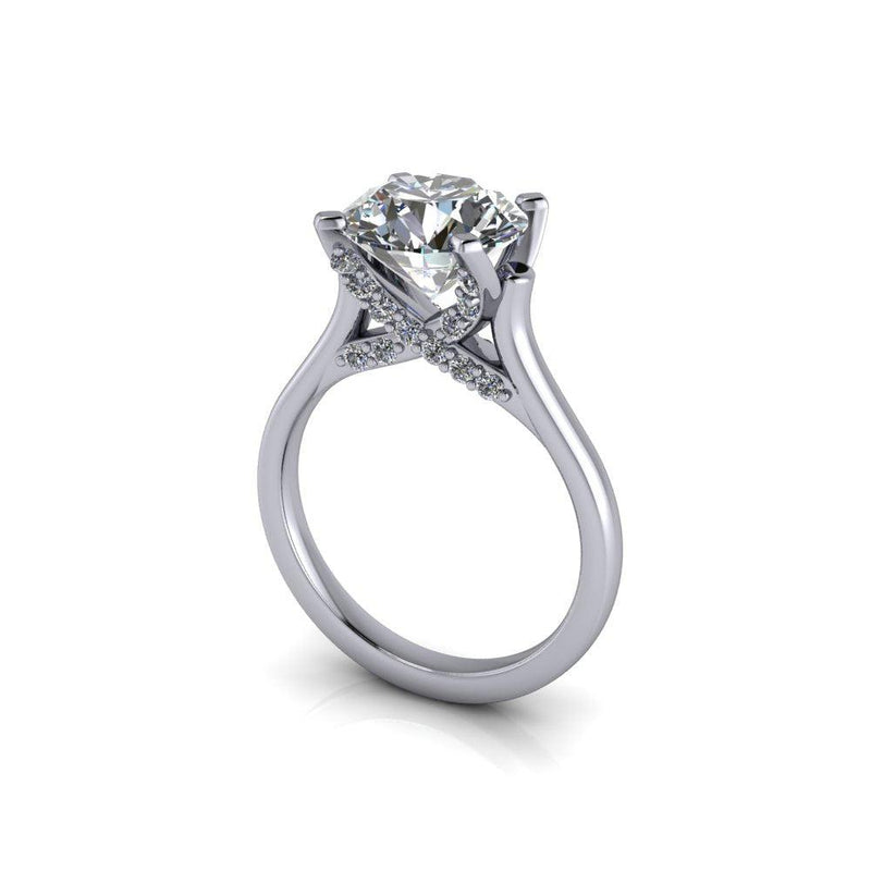 10kt white gold Engagement Ring Bel Viaggio Designs, LLC