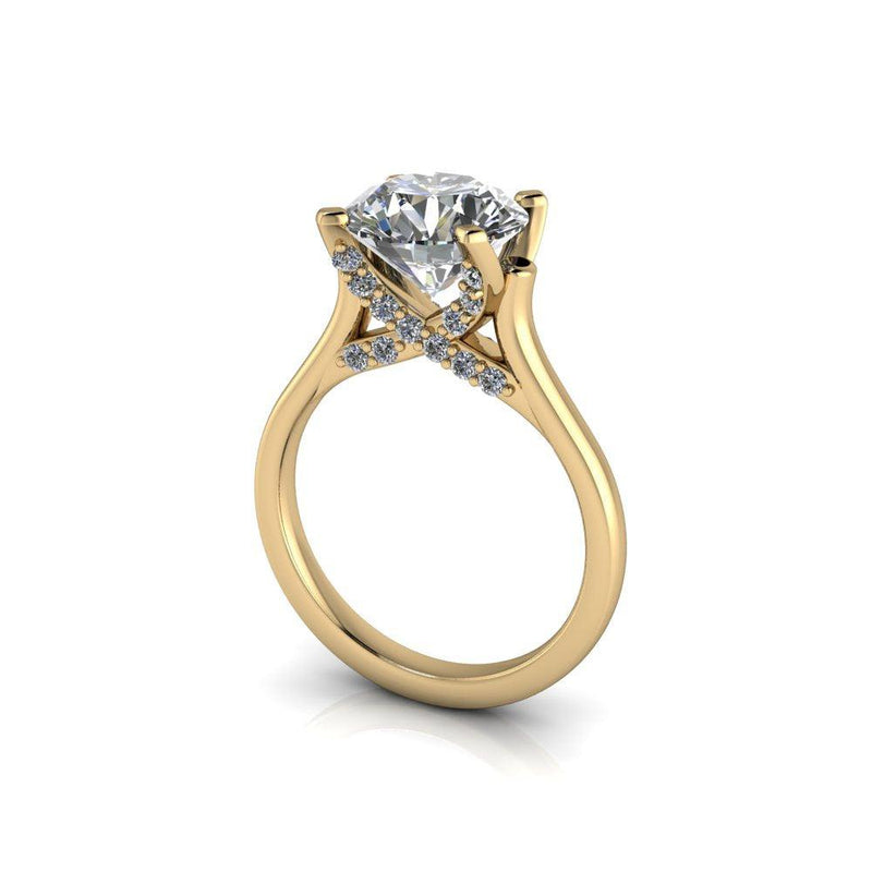 10kt yellow gold Engagement Ring Bel Viaggio Designs, LLC