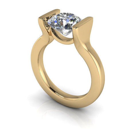 10kt yellow gold Engagement Ring Bel Viaggio Designs, LLC