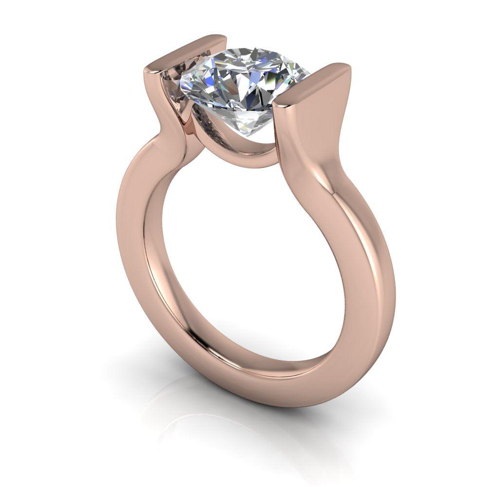 10kt rose gold Engagement Ring Bel Viaggio Designs, LLC