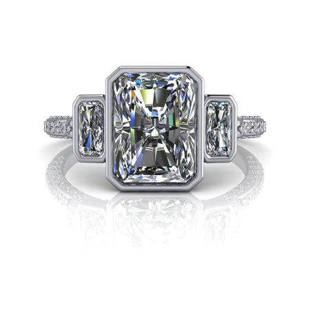 925 Silver Engagement Ring Bel Viaggio Designs, LLC