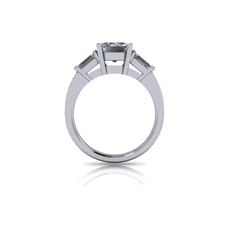 925 Silver Engagement Ring Bel Viaggio Designs, LLC