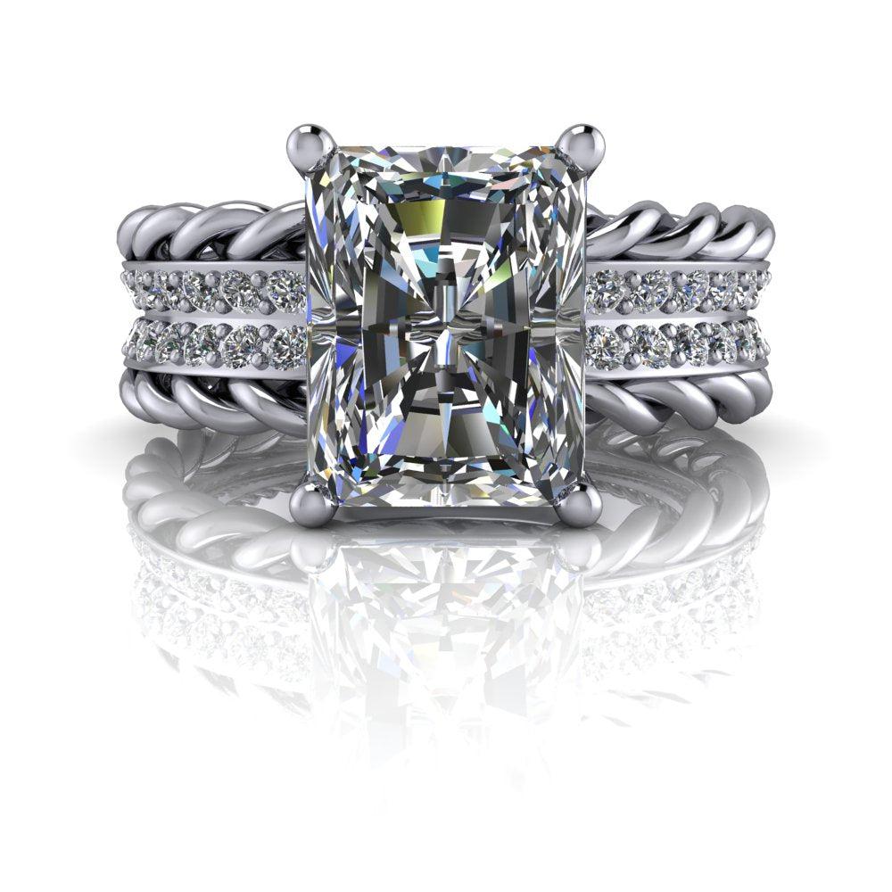 925 Silver Engagement Ring Bel Viaggio Designs, LLC