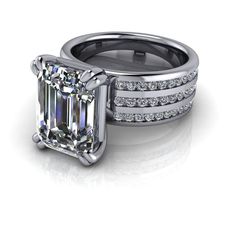 925 Silver Engagement Ring Bel Viaggio Designs, LLC