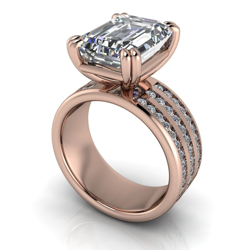 925 Silver Engagement Ring Bel Viaggio Designs, LLC