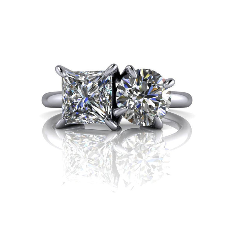 10kt white gold Engagement Ring Bel Viaggio Designs, LLC