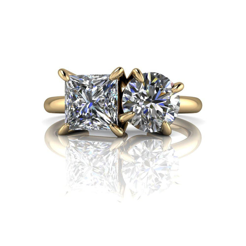 10kt yellow gold Engagement Ring Bel Viaggio Designs, LLC