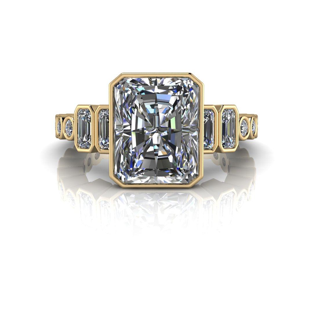 14kt yellow gold Engagement Ring Bel Viaggio Designs, LLC