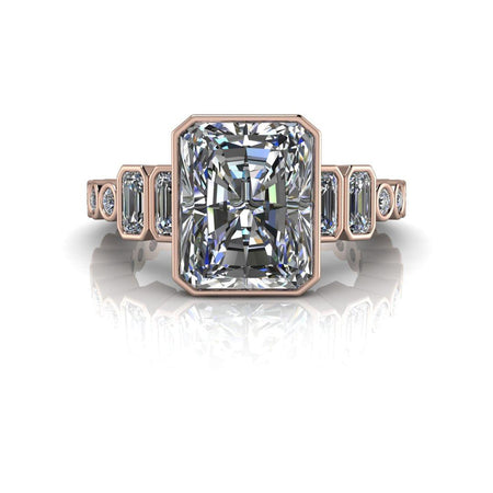 10kt rose gold Engagement Ring Bel Viaggio Designs, LLC