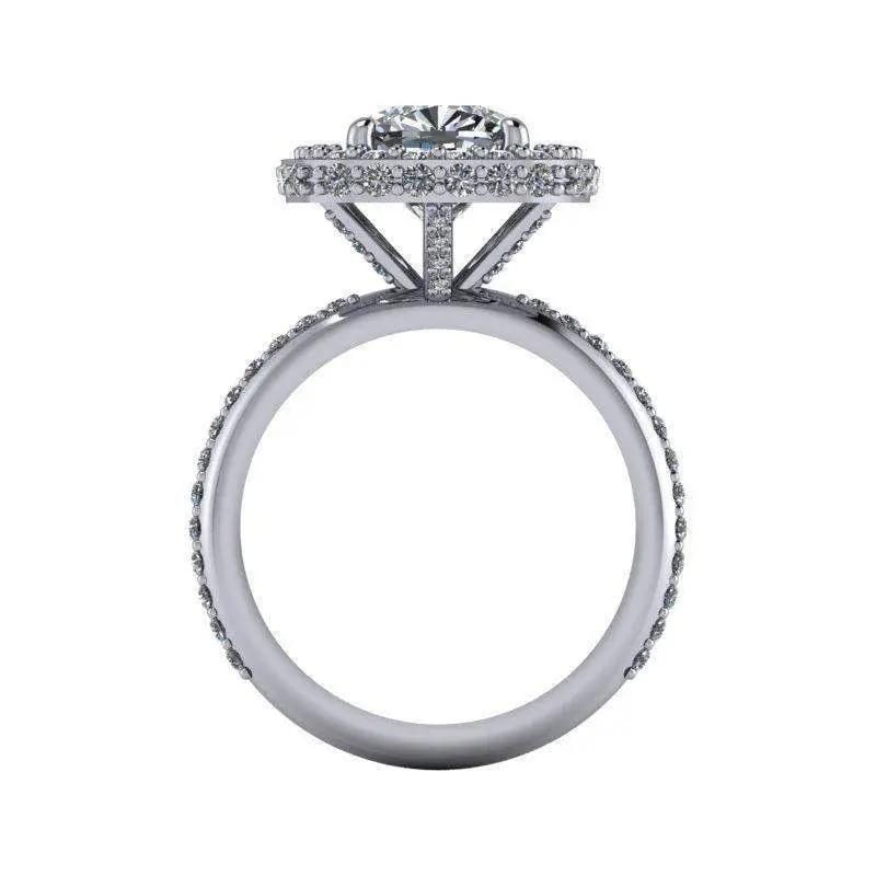 925 Silver Engagement Ring Bel Viaggio Designs, LLC