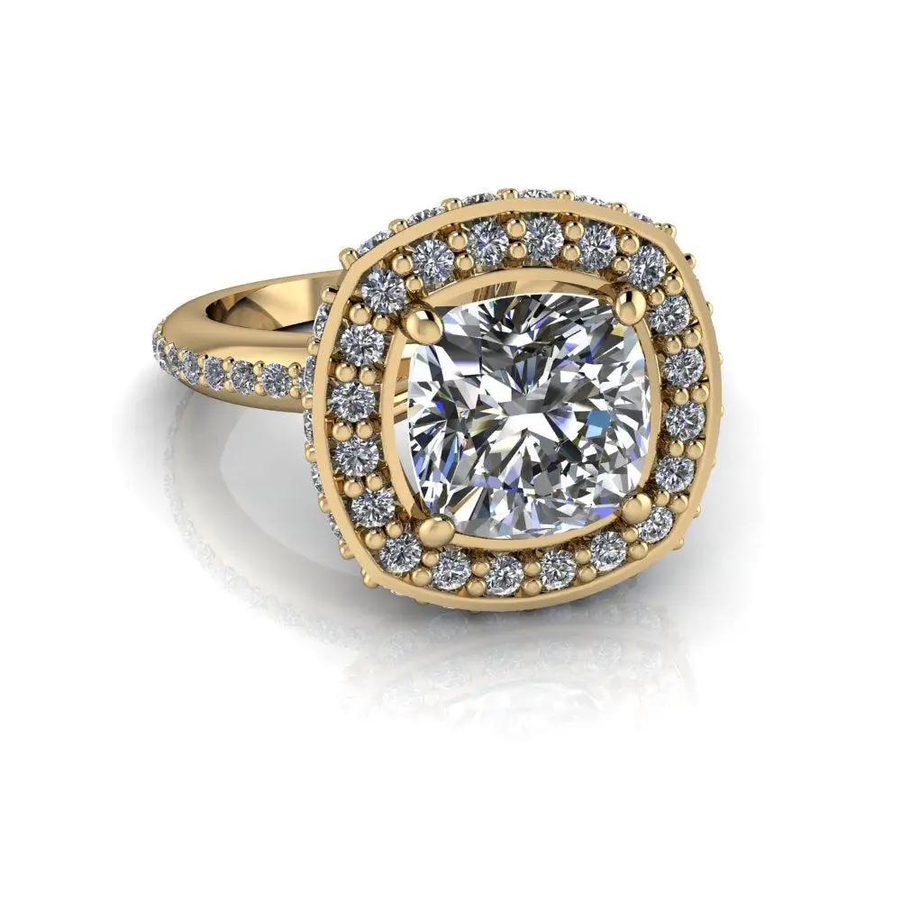 10kt yellow gold Engagement Ring Bel Viaggio Designs, LLC