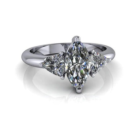 10kt white gold Engagement Ring Bel Viaggio Designs, LLC