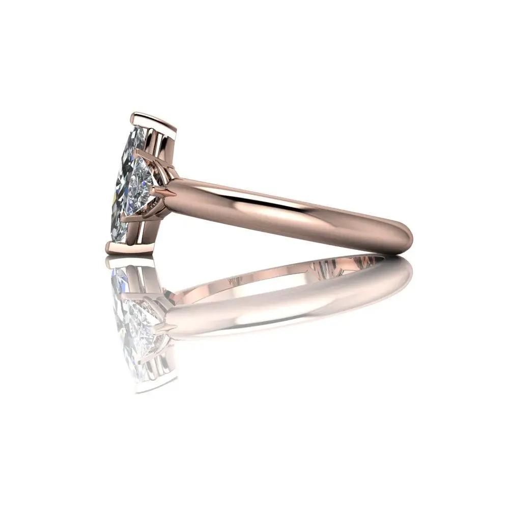 10kt rose gold Engagement Ring Bel Viaggio Designs, LLC