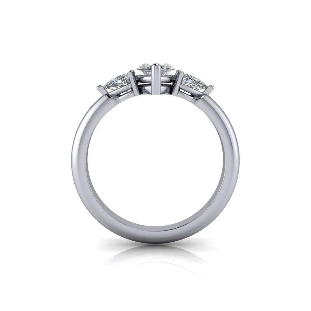 925 Silver Engagement Ring Bel Viaggio Designs, LLC