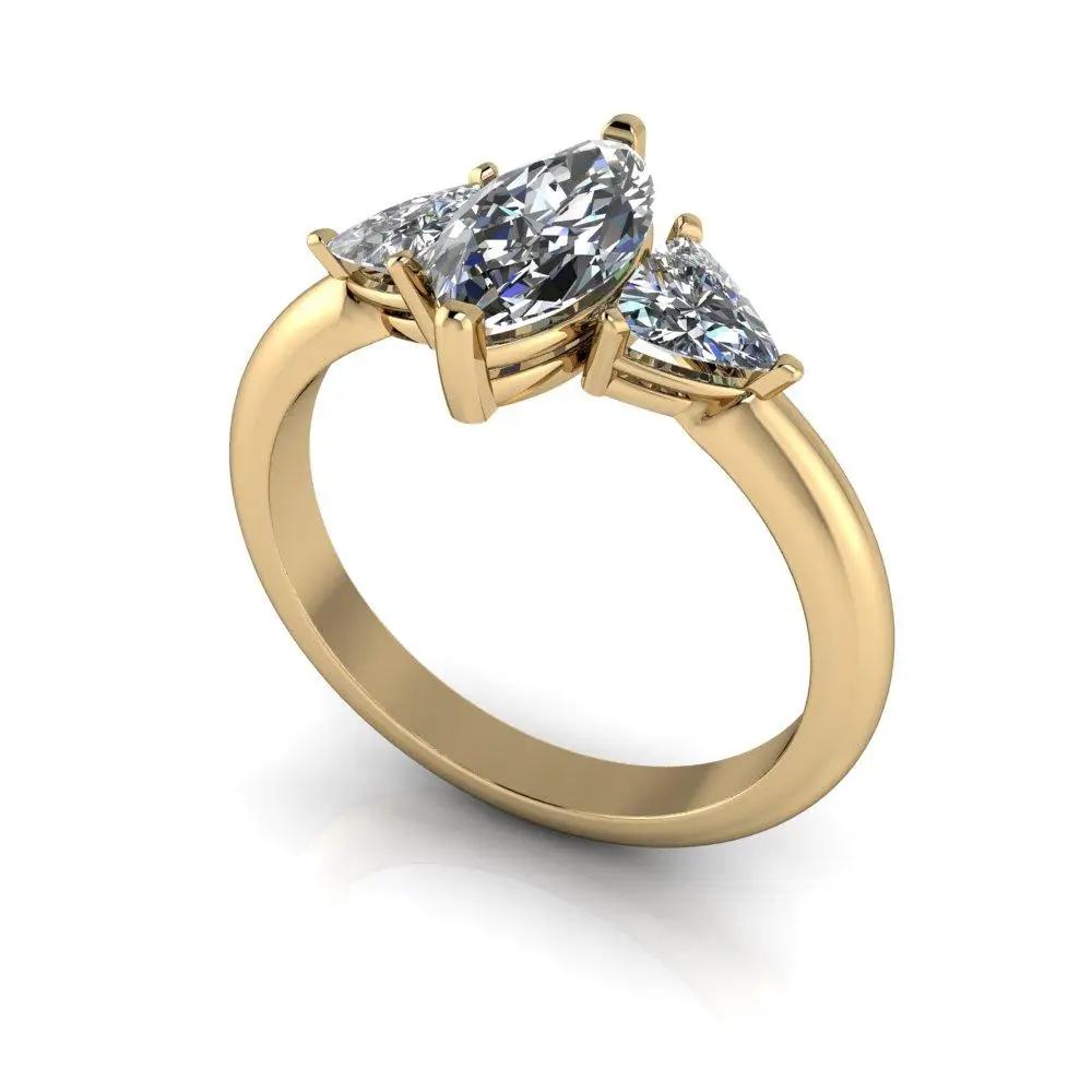 10kt rose gold Engagement Ring Bel Viaggio Designs, LLC