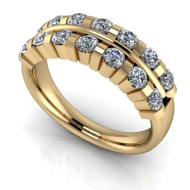 14kt yellow gold Anniversary Ring Bel Viaggio Designs, LLC