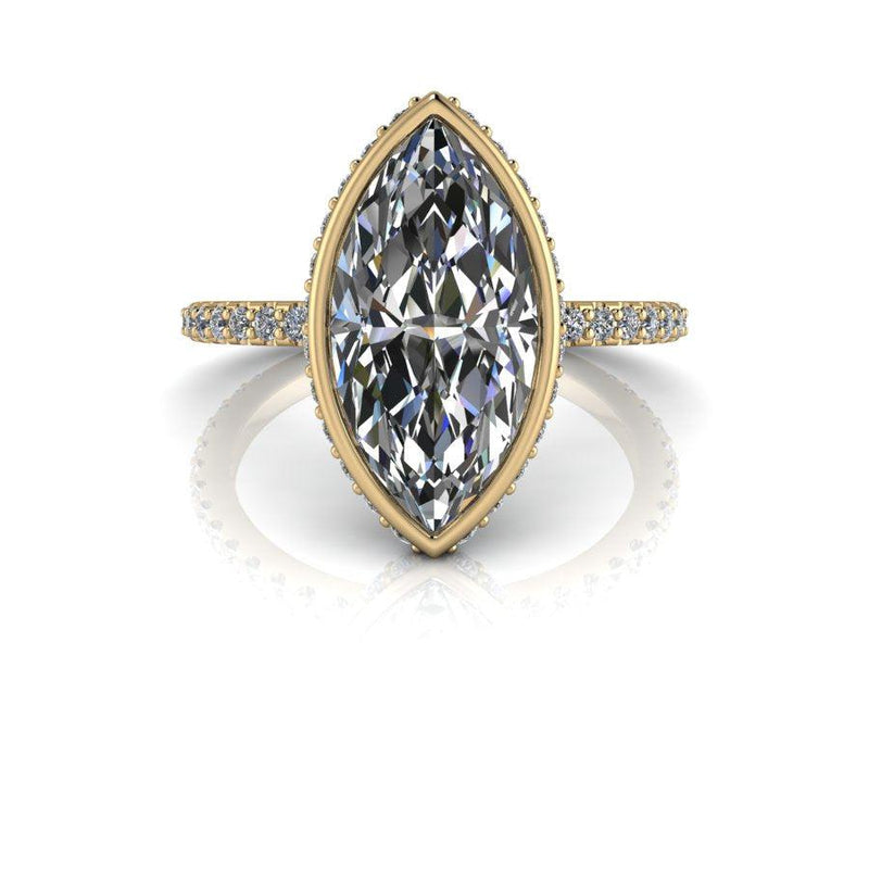 10kt yellow gold Engagement Ring Bel Viaggio Designs, LLC