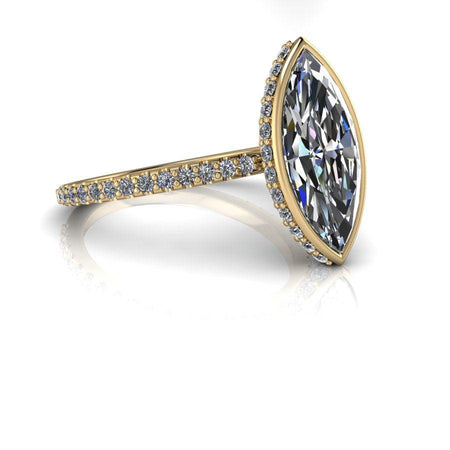 10kt yellow gold Engagement Ring Bel Viaggio Designs, LLC