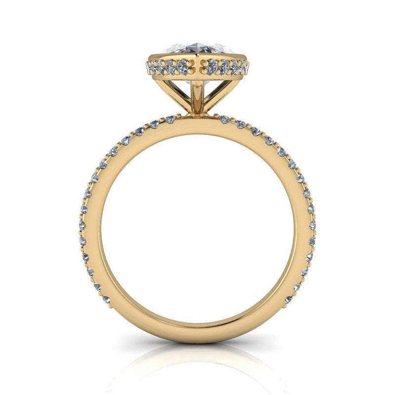 10kt yellow gold Engagement Ring Bel Viaggio Designs, LLC