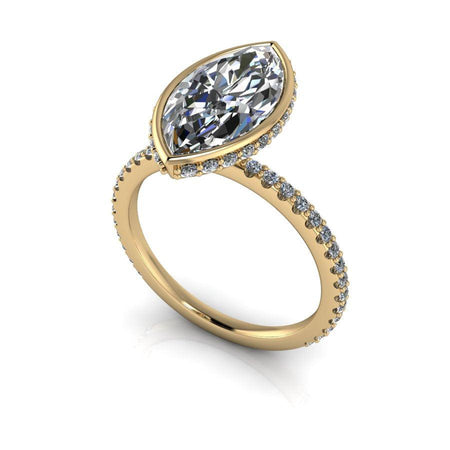 10kt yellow gold Engagement Ring Bel Viaggio Designs, LLC