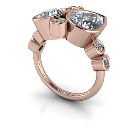 10kt rose gold Engagement Ring Bel Viaggio Designs, LLC