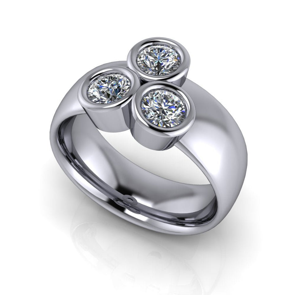 925 Silver Engagement Ring Bel Viaggio Designs, LLC