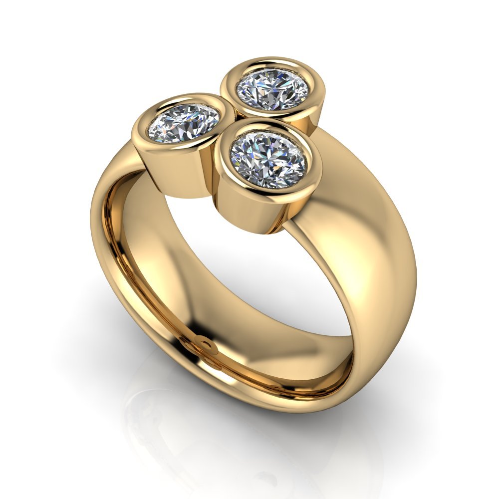 925 Silver Engagement Ring Bel Viaggio Designs, LLC