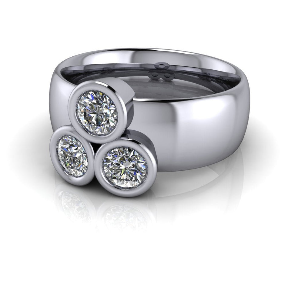 10kt white gold Engagement Ring Bel Viaggio Designs, LLC