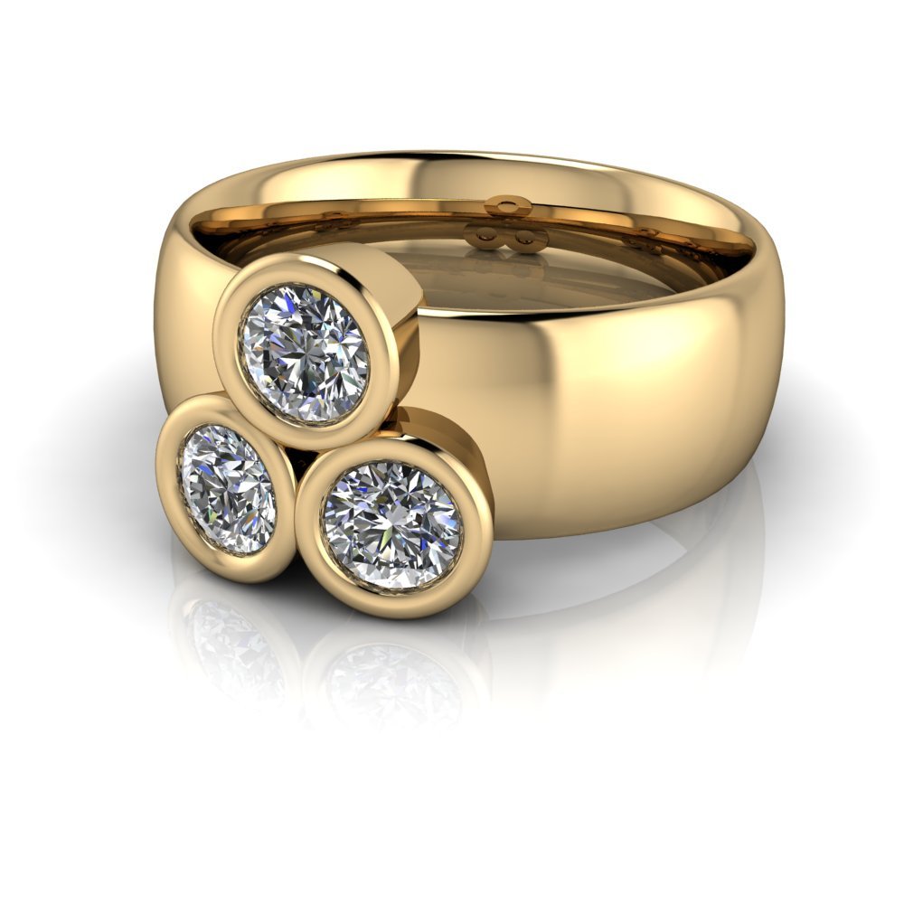 10kt yellow gold Engagement Ring Bel Viaggio Designs, LLC