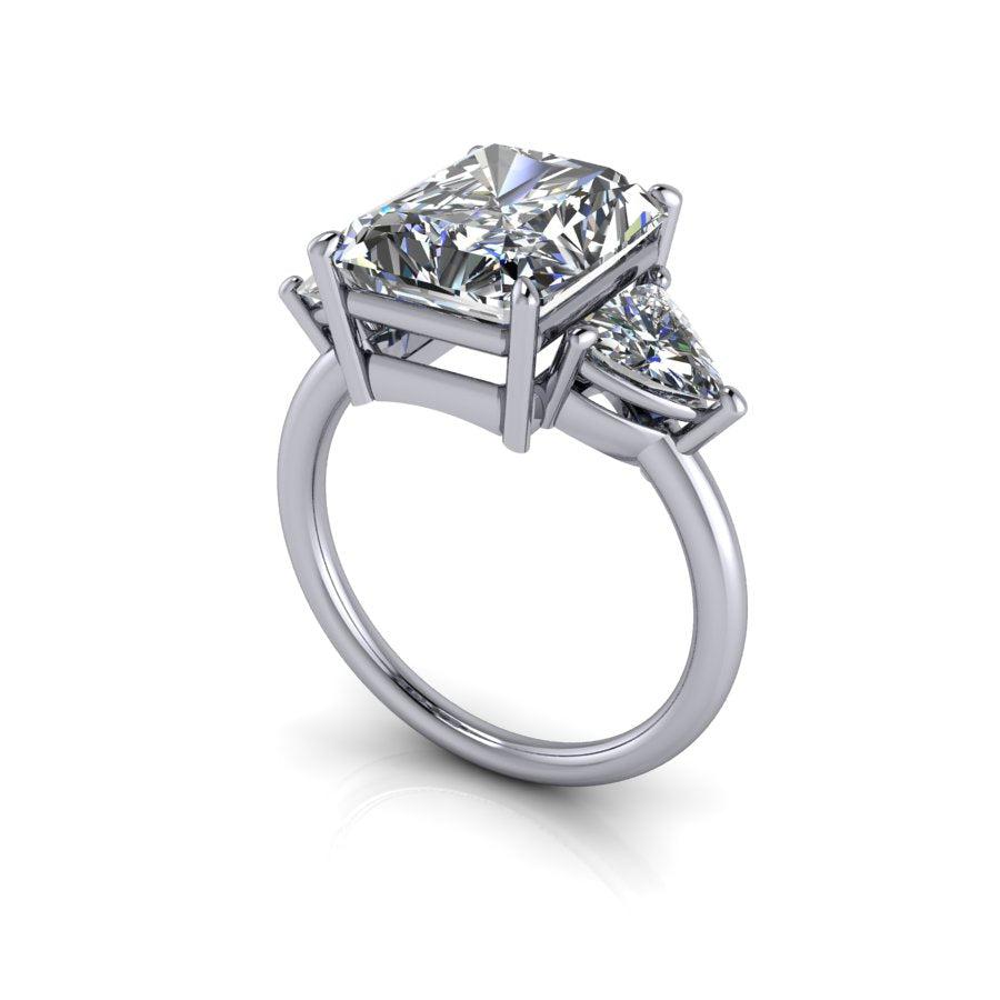 14kt white gold Engagement Ring Bel Viaggio Designs, LLC