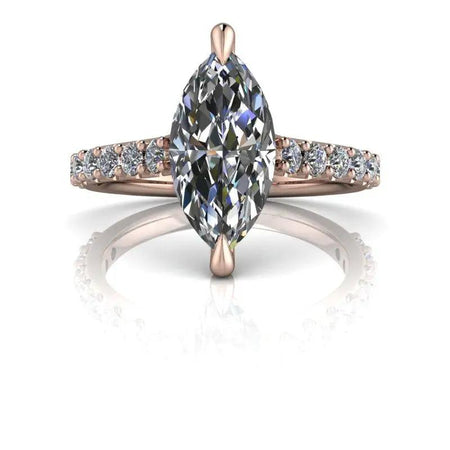 10kt rose gold Engagement Ring Bel Viaggio Designs, LLC