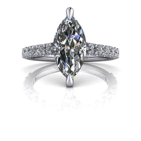 925 Silver Engagement Ring Bel Viaggio Designs, LLC