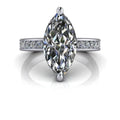 10kt white gold Engagement Ring Bel Viaggio Designs, LLC