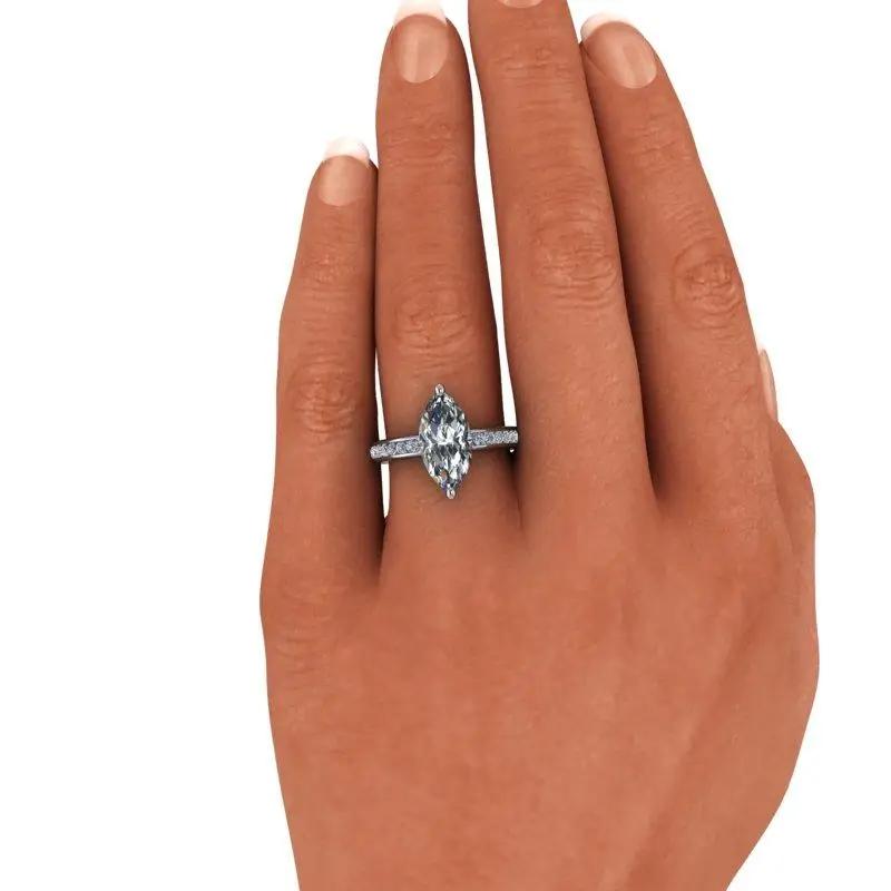 925 Silver Engagement Ring Bel Viaggio Designs, LLC