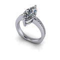 925 Silver Engagement Ring Bel Viaggio Designs, LLC