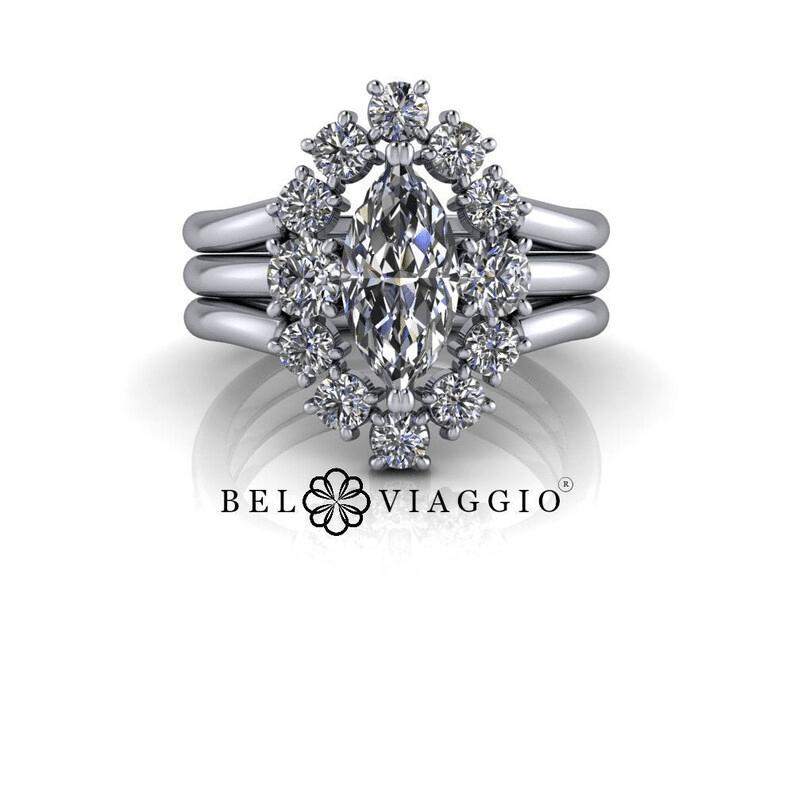 925 Silver Engagement Ring Bel Viaggio Designs, LLC