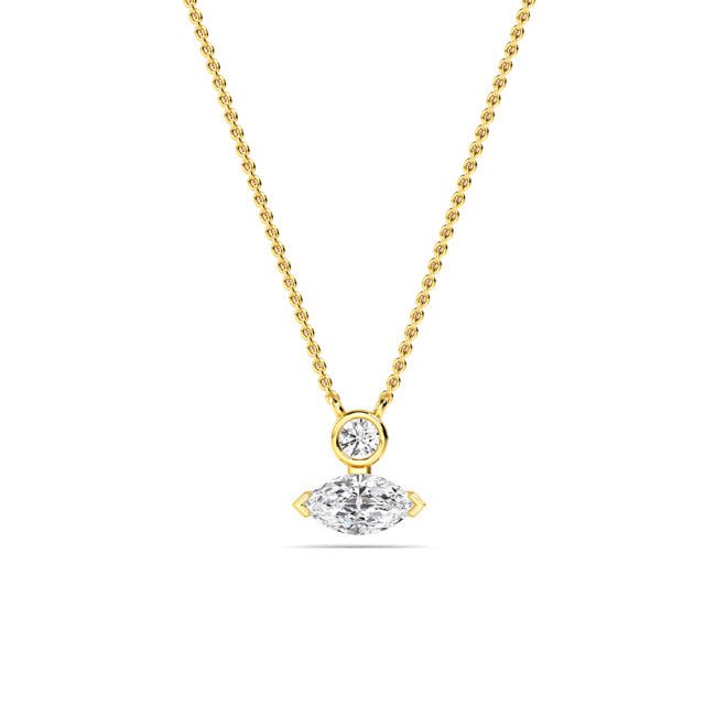 10kt yellow gold necklace Bel Viaggio Designs, LLC