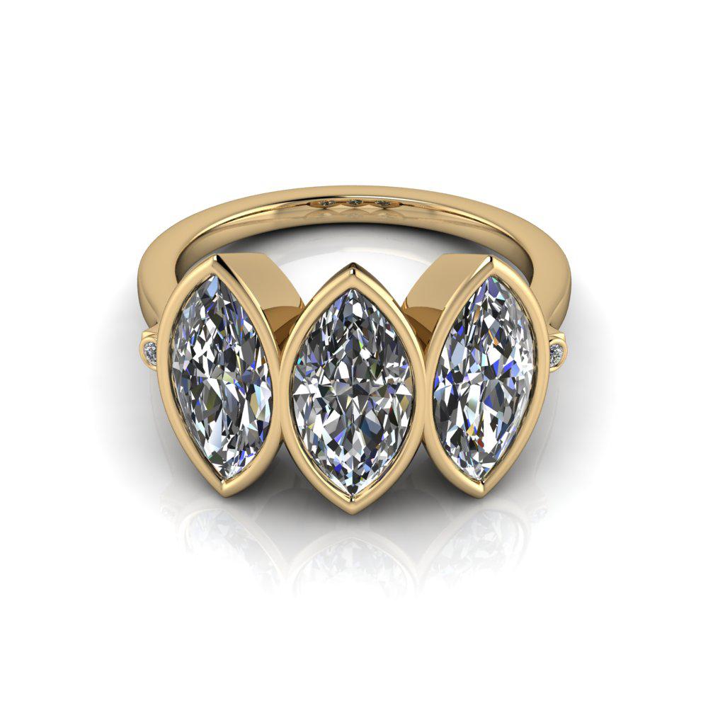 10kt yellow gold Engagement Ring Bel Viaggio Designs, LLC