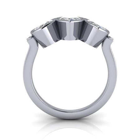 10kt white gold Engagement Ring Bel Viaggio Designs, LLC