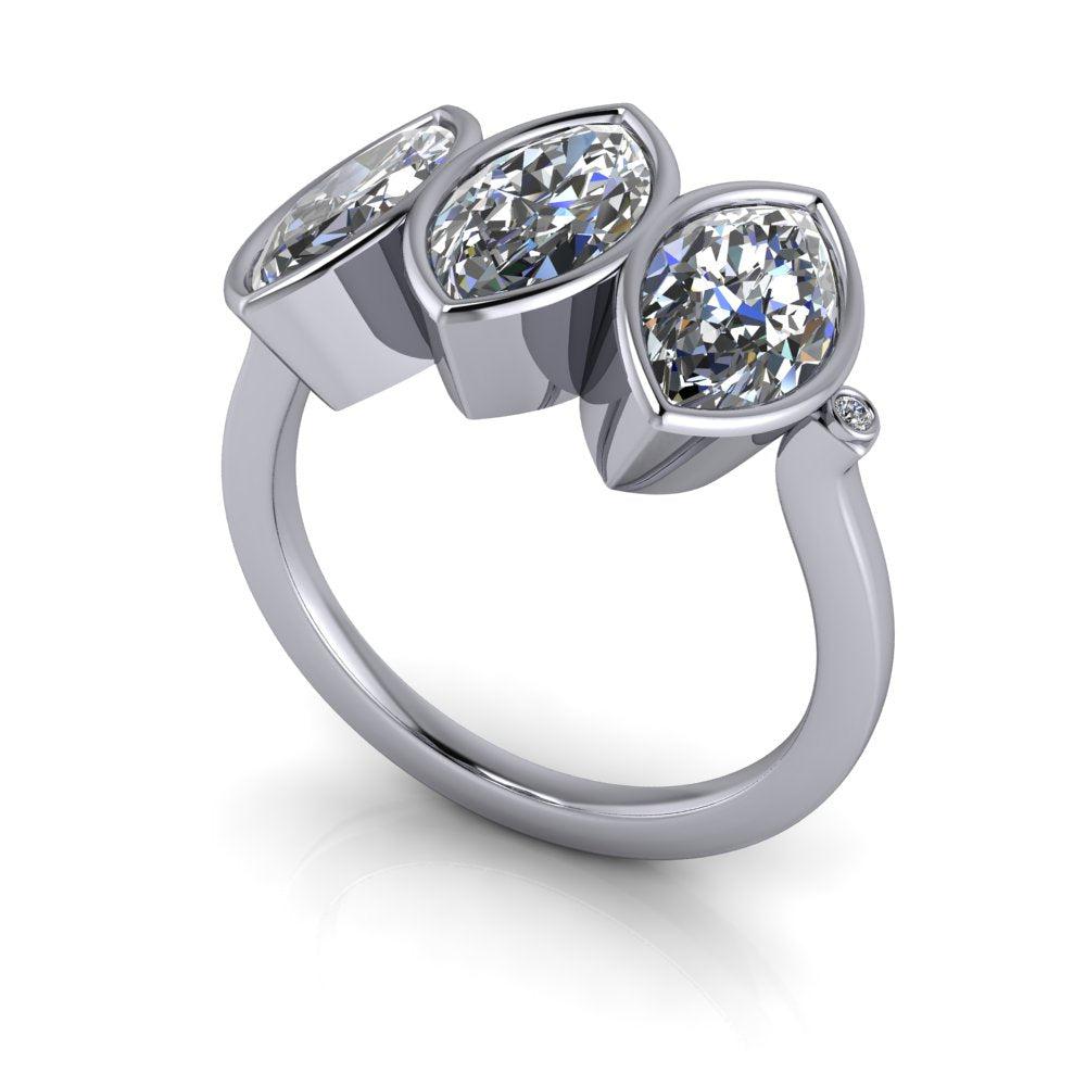 925 Silver Engagement Ring Bel Viaggio Designs, LLC