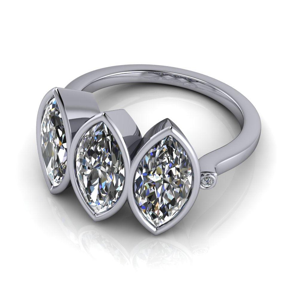 925 Silver Engagement Ring Bel Viaggio Designs, LLC