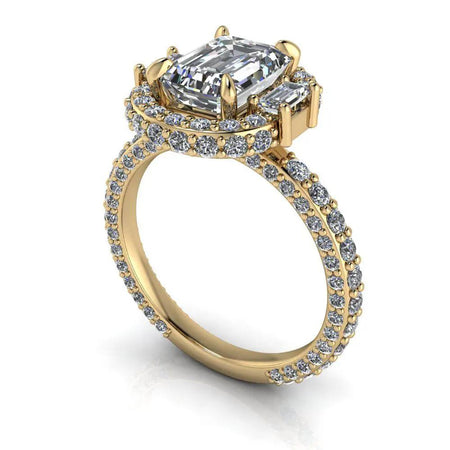 10kt yellow gold Engagement Ring Bel Viaggio Designs, LLC