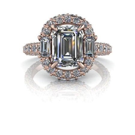 10kt rose gold Engagement Ring Bel Viaggio Designs, LLC